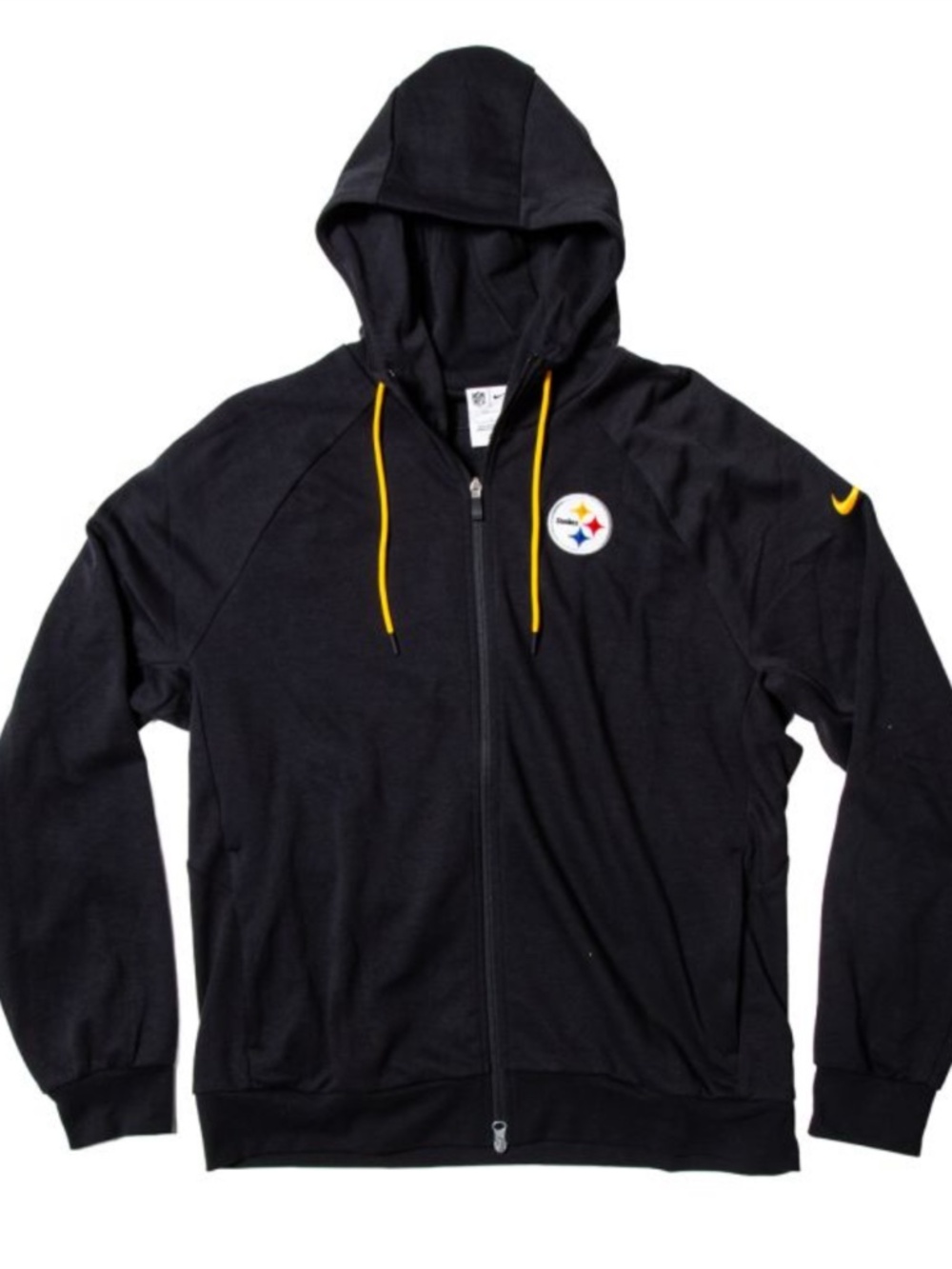 NWT Pittsburgh Steelers Exclusive Nike Player Travel Full Zip Dry Fit Hoodie